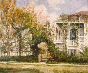 William Woodward Woodward House, Lowerline and Benjamin Streets 1899 France oil painting artist